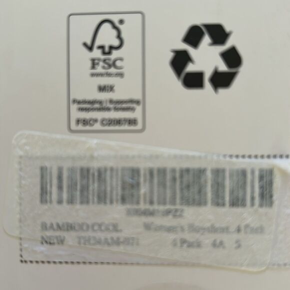 SOFT COOL 4 Pack Boyshort Underwear Soft Lightweight Moisture, Small, NWT - Picture 12 of 12